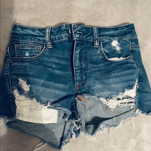 American eagle jean shorts